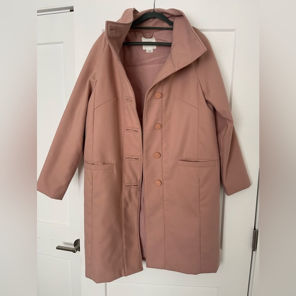 Dusty Pink S K F K coat, size 40, great condition! - Picture 1 of 3